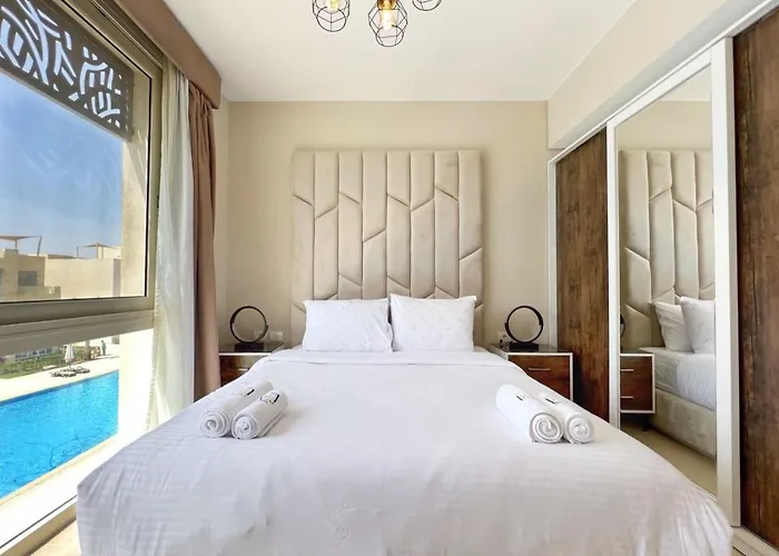 Appartement Charming 2bdr W Sea & Pool View Free & Pool Access Hurghada